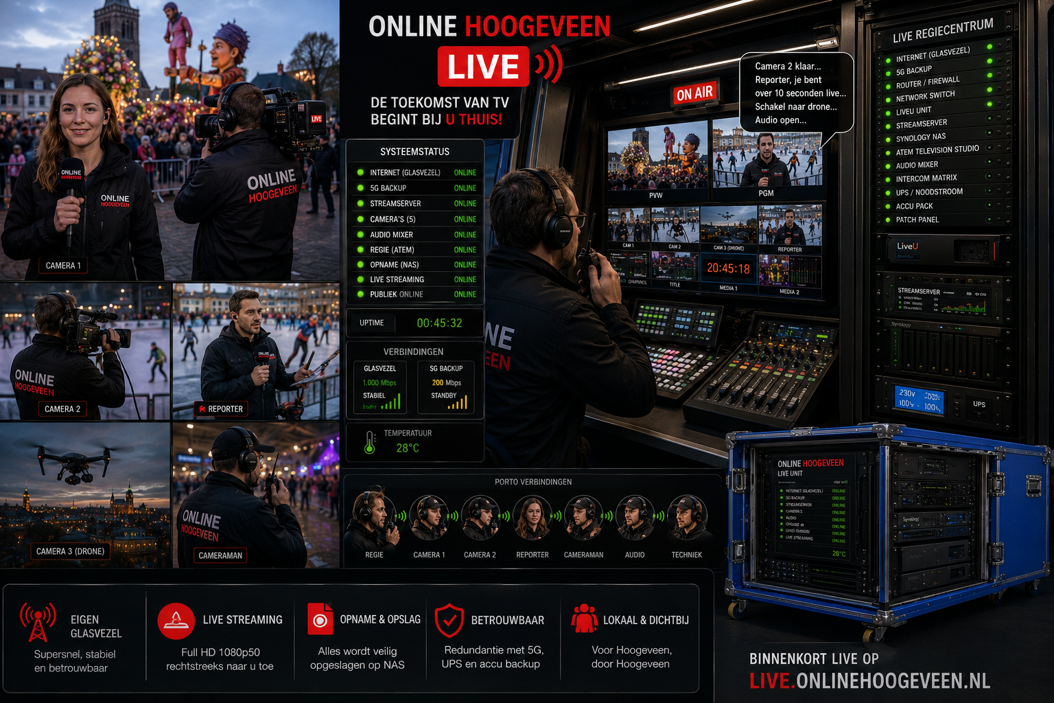 OnlineHoogeveen live techniek